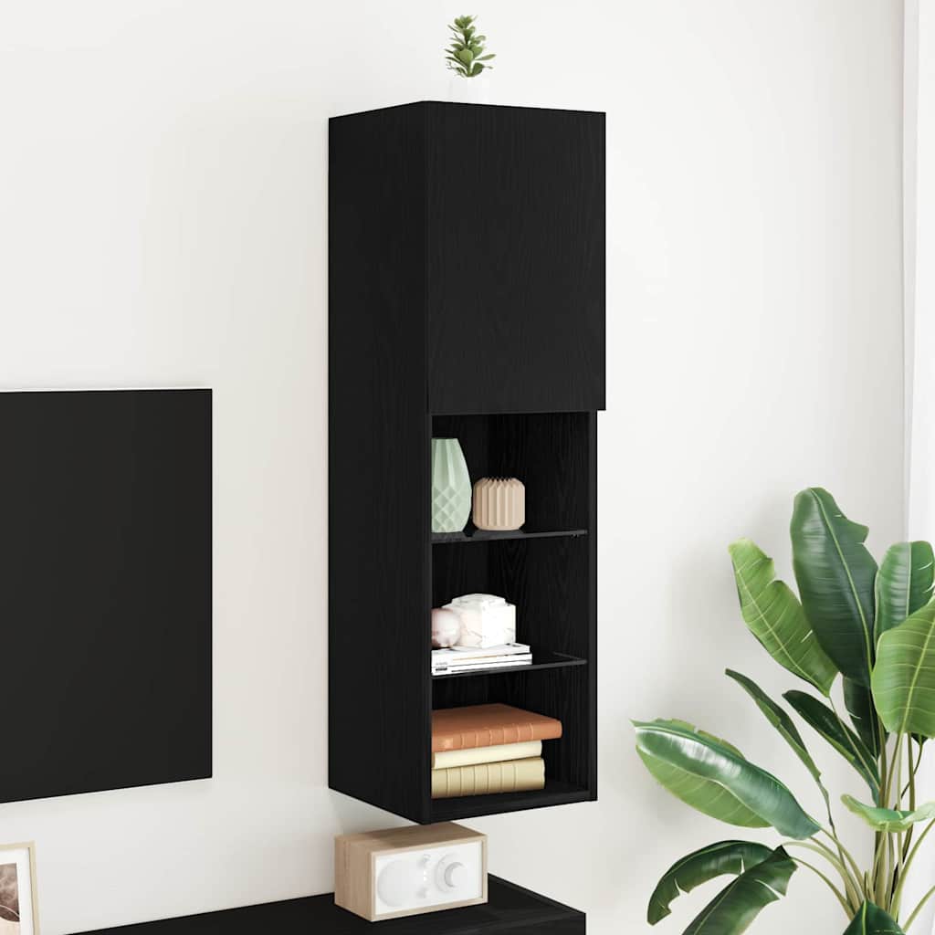 TV Cabinet Black 30.5 x 30 x 102 cm Engineered wood